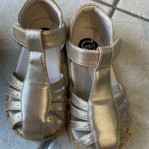 Livie & Lica gold Paz sandals